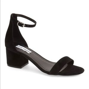 Steve Madden black suede sandal! Worn ONCE!